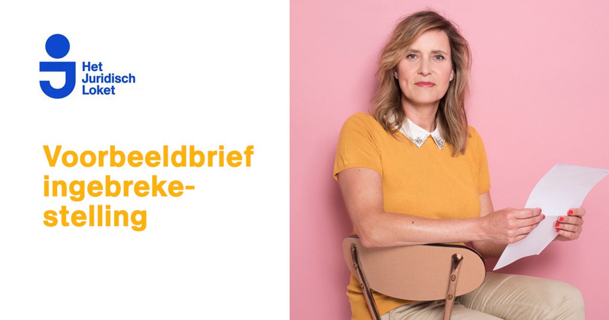 In gebreke stellen.=Officieel stellen dat de taak niet naar behoren is