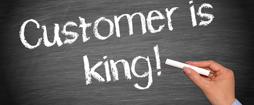 De klant is koning = de klant is het belangrijkste. | Oneliners op www