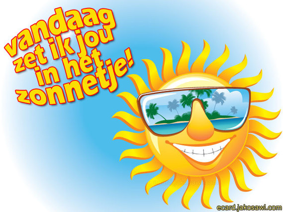 Iemand In Het Zonnetje Zetten