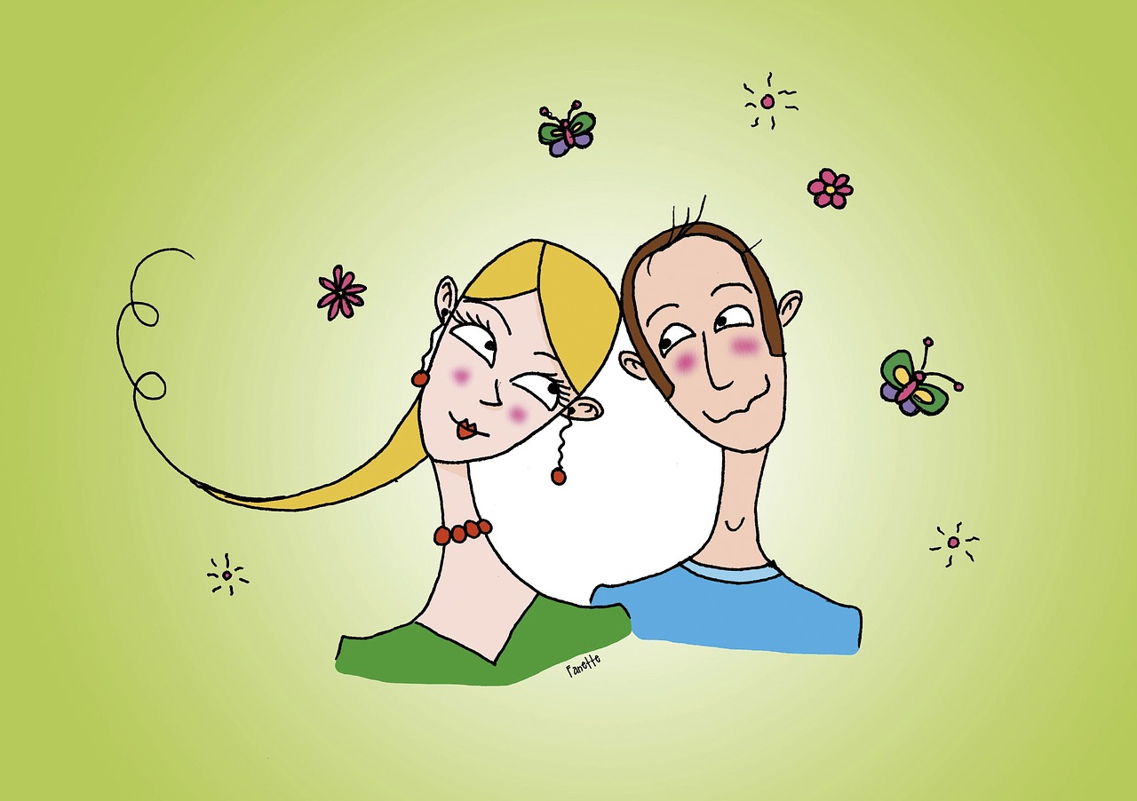 Vlinders in de buik hebben.= voor iemand iets voelen. | Oneliners op