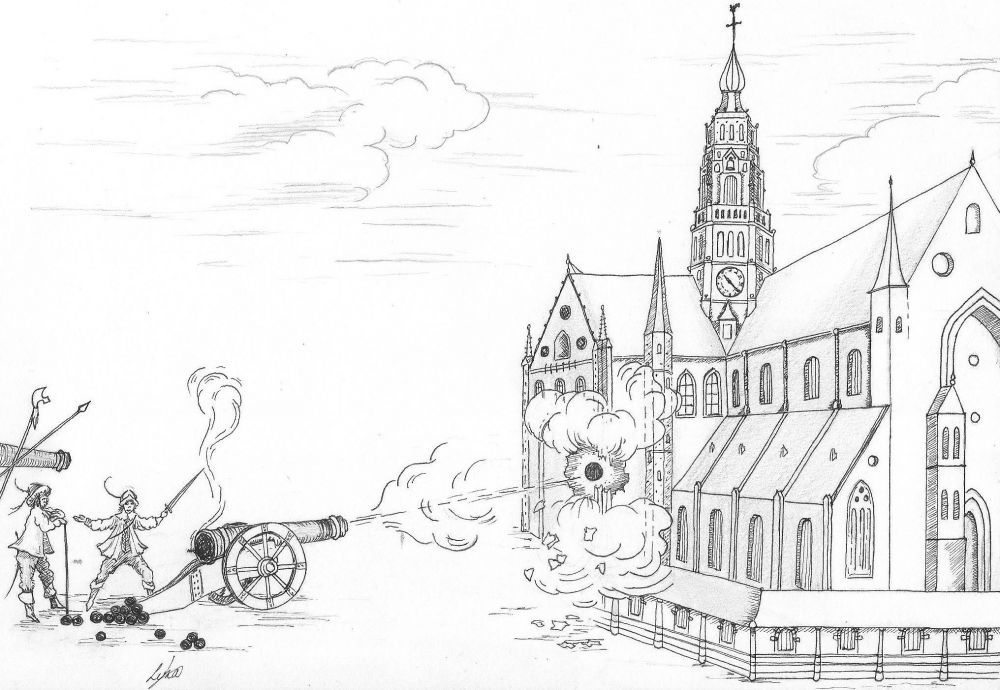 Kogel Is Door De Kerk De kogel is door de kerk= we hebben een standpunt bepaald | Oneliners
